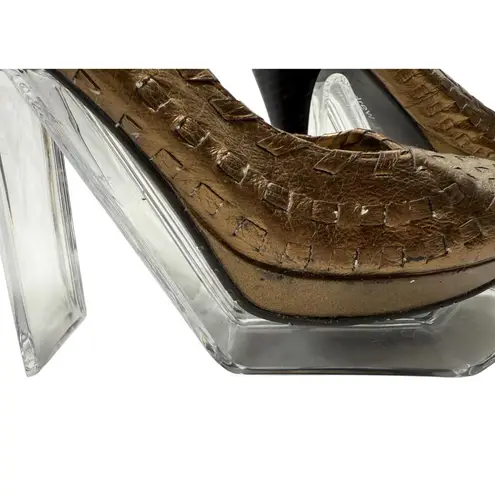 Andrew Geller Golden Goddess Woven Heels Step Up Your Shoe Game