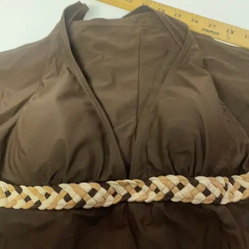 White Stag White & Stag swimsuit size medium in chocolate brown