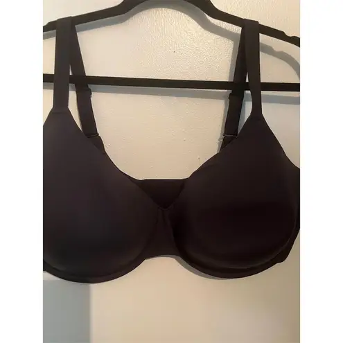 SKIMS Underwire T-Shirt Bra Dark Gray 42DDDD Full-Support Adjustable Straps NWT