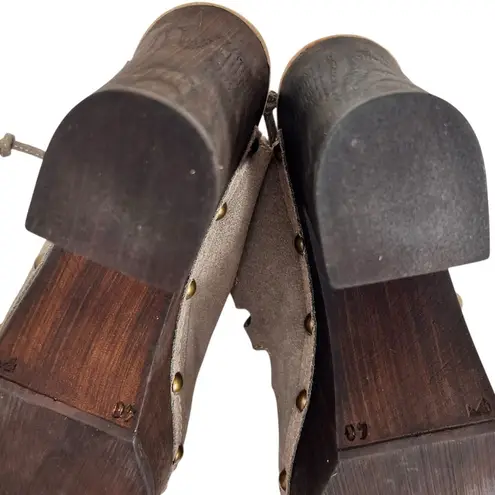 sbicca Isold Stone Gray Clog Platform Shoes