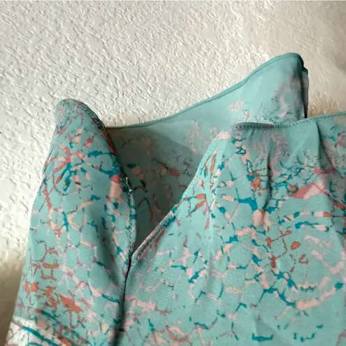 NYDJ NEW Womens Shirt Pin-tuck Blouse Dream Catcher Print Size Small