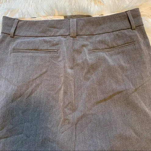 Old Navy  Pencil Skirt Gray Back Slit