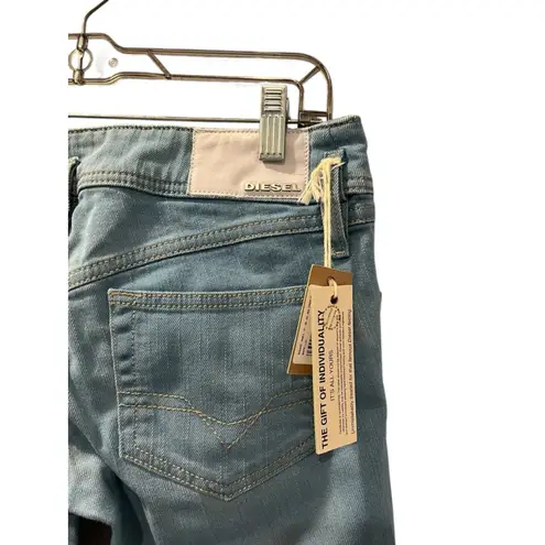 Diesel Matic NWT Light Wash Denim Blue Jeans 008LL Size 28x32 Casual Women's