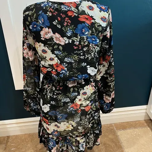 Miss Sparkling floral dress 👗 Blue Size M