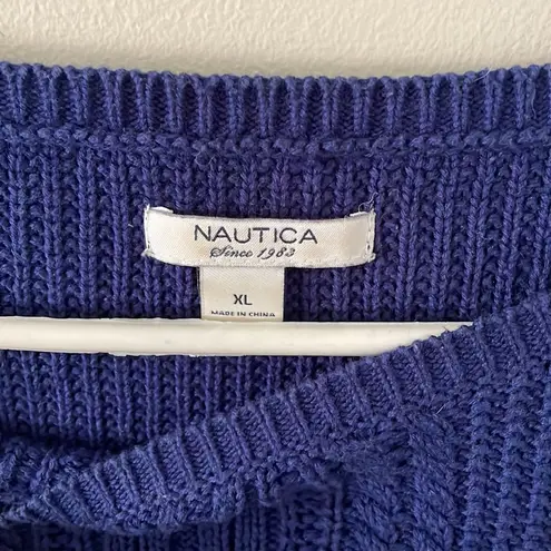 Nautica ☺️ Women's Chunky Cable Knit Sweater☺️ ~XL