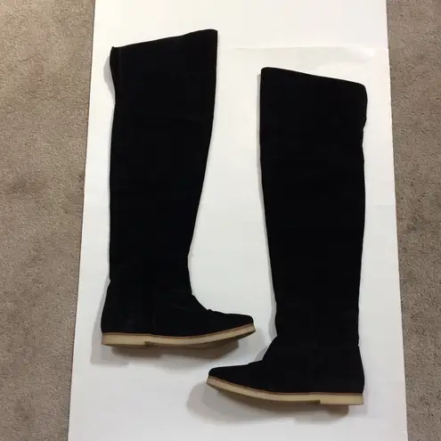 Bettye Muller Suede Over the Knee Boots