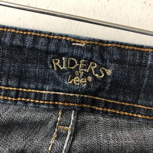 Riders By Lee Womens Jeans Boot Cut Stretch Dark Wash Size 12