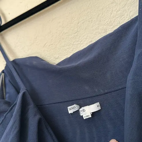 House Of CB  'Kiki' French‎ Navy Ruffle Mini Dress NWOT size XS Taller