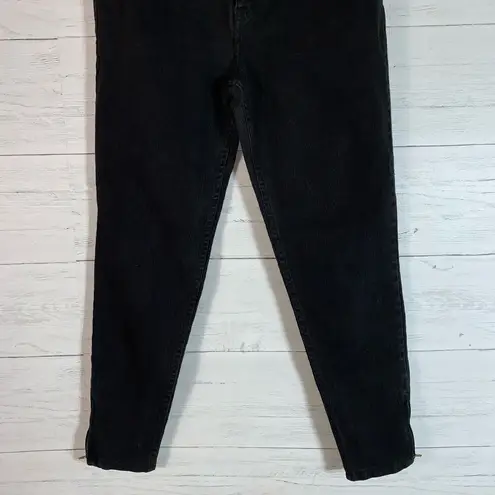 L.A. Blues Vintage black high waisted jeans stretchy, 30"X28"