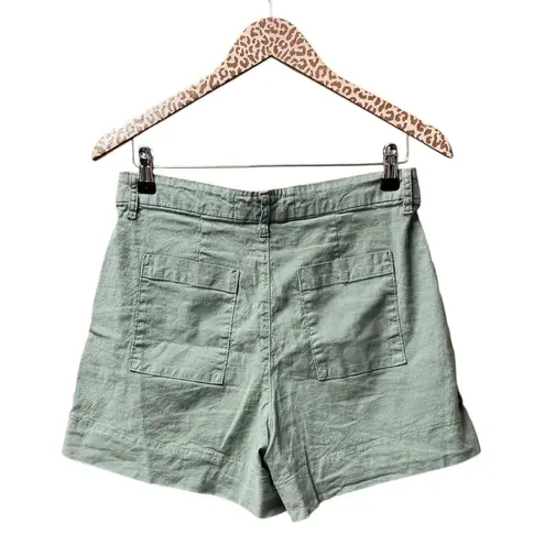 Frank & Eileen Waterford Shorts Linen Blend Light Green 4