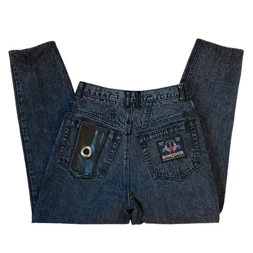 Bonjour Vintage  Goth Hip Hop Punk High Waisted 100% Cotton Jeans