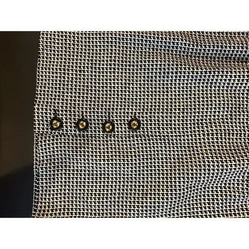 Carlisle Houndstooth Pencil Skirt Size 10 28 inch Waist Straight Winter