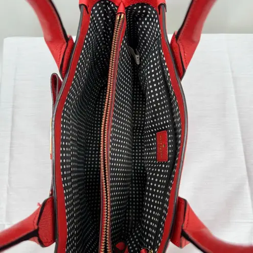 Kate Spade New York Quinn Villa Avenue Leather Shoulder Bag Red