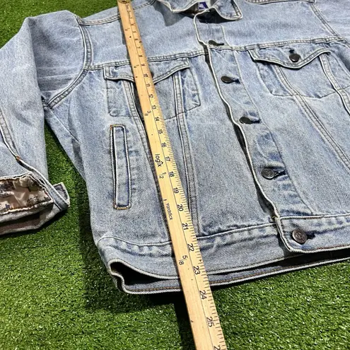 Hard Rock Cafe Vintage Denim Jacket LG Las Vegas Casino 80s 90s Jean Jacket EUC