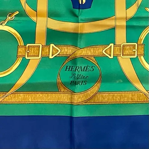 Hermès Hermes Eperon d’Or Carre 90 Silk Scarf