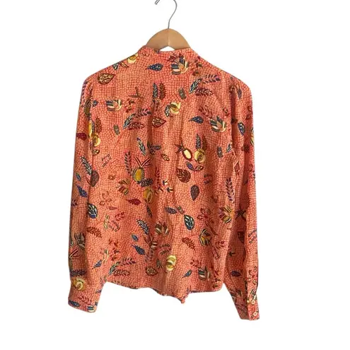 Ulla Johnson Ashlyn Printed Silk Blouse Cherry Blossom