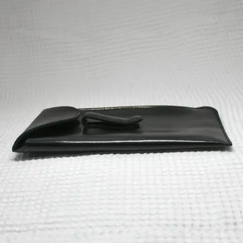 Black Vinyl Eyeglasses Sunglasses Pouch Case with Belt Pocket Clip