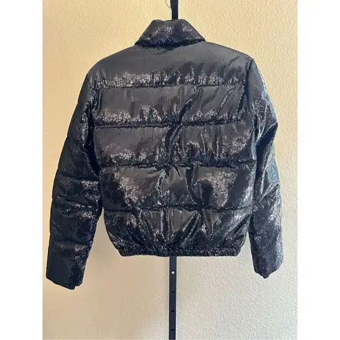 Generation Love Paxton Sequin Jacket in Black Size S