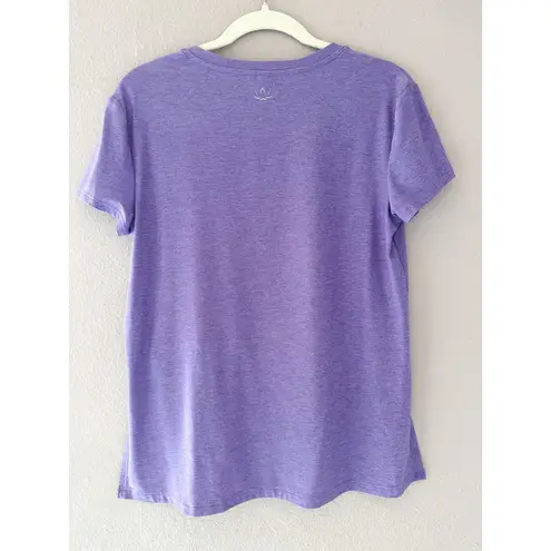 Beyond Yoga Purple V Neck Tee Shirt Size XS