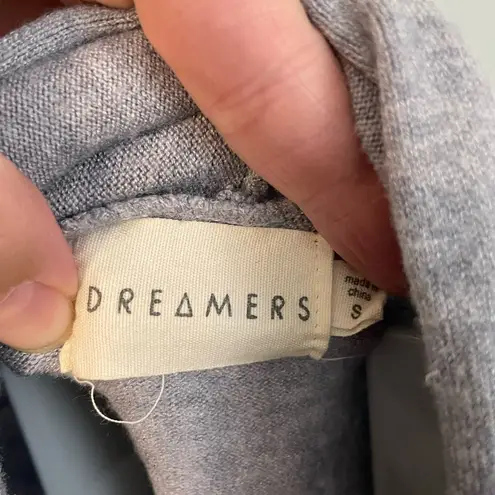Dreamers Light Gray Open Front Cardigan size small