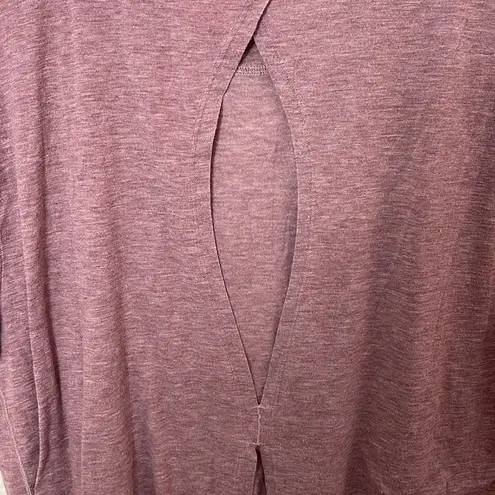 Lululemon Box It Out Short Sleeve Heathered Oxblood