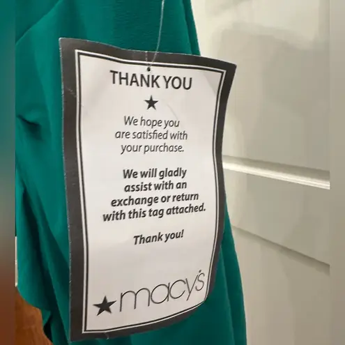 Betsy and Adam Off-the-Shoulder Stretch Crepe Drape Front Sheath Midi Dress