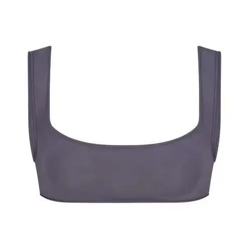 SKIMS Raw Edge Micro Scoop Bralette - Thunder- Size 4X