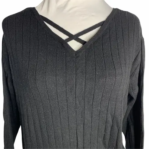 One Way Japanese Ribbed Knit Pullover Sweater 18PE
