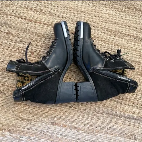 Fly London Women’s Leal Combat Boot Size 41 Eu/10 USA