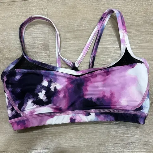 Lululemon EUC  Sweaty Endeavor Blooming Pixie Sport Bra size 6