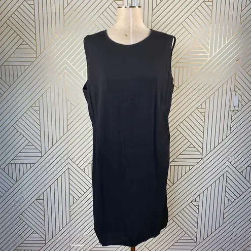 Brochu Walker Black Sleeveless Keyhole Shift Dress