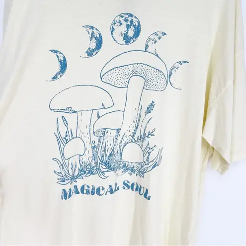 Golden Hour Magical Soul Mushroom Moon Short Sleeve T