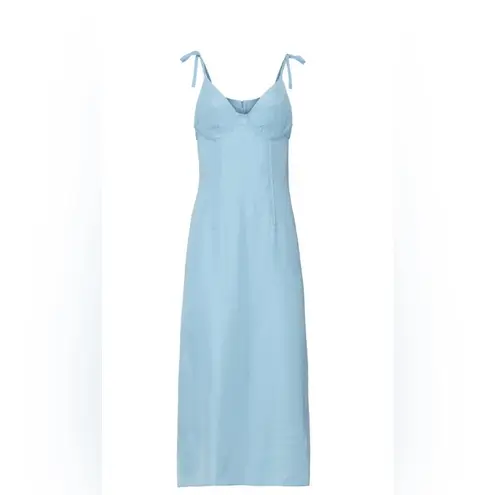 Corset Cami Sleep Dress Blue Size 6