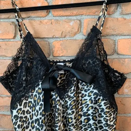 Elegant Moments Animal Print Slip‎ Dress Lingerie