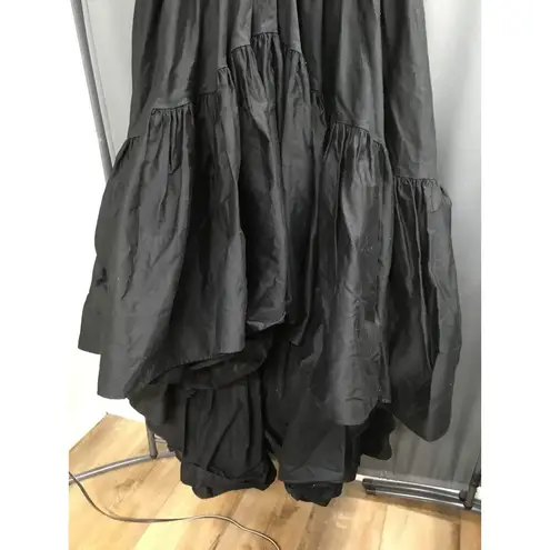 Making The Cut Sienna's Dress Women's Medium Black Ruffle Tiered Hi