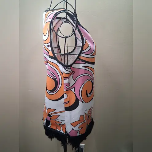 Ashley Stewart NWT VINTANGE 70 Exchange Pink and Orange Women's