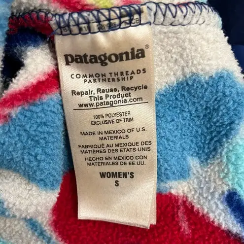 Patagonia  Fleece Synchillla Feather Dancer Pull Over Snap T Fleece Sweater S GUC