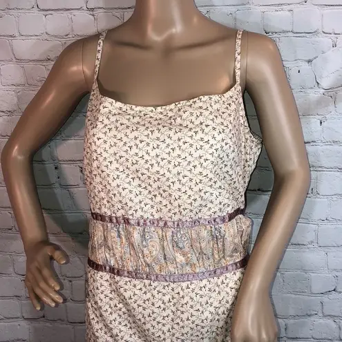 Kit Cornell Floral Sundress Spaghetti Straps Juniors XL Size undefined