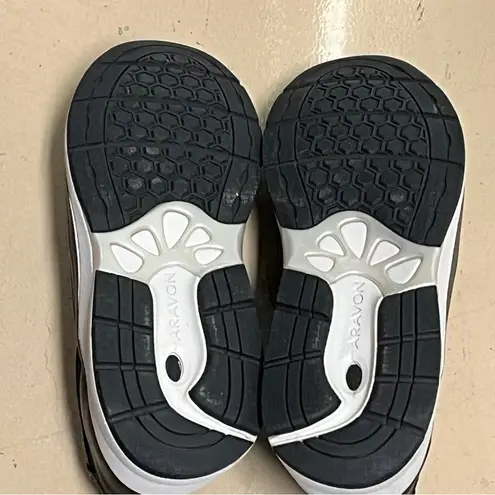 Aravon Black Pyper Side Zip Shoes Size 5