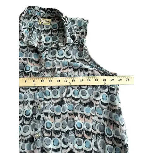 Show Me Your Mumu Sleeveless Size Small Button Up High Low Design Top #GH13