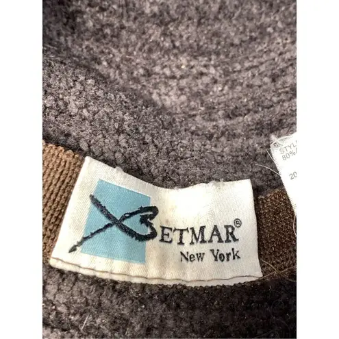 Betmar New York brown cloche hat for osfm