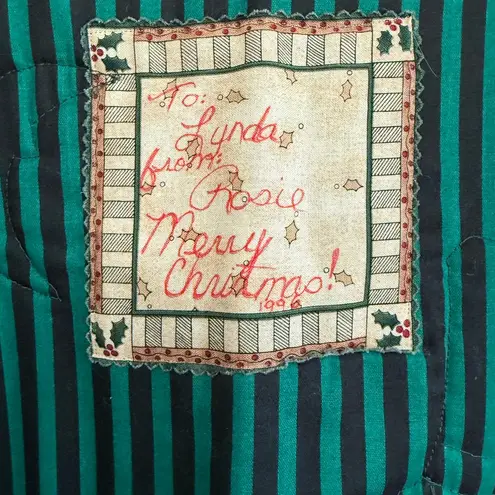 Vintage Christmas Vest 90's with Santa Claus Noel Snowman Red Size XL