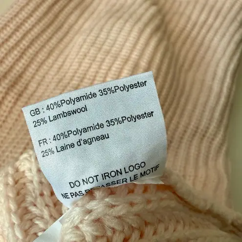 Bench BLUSH PINK MOCK-NECK OVERSIZED KNIT SWEATER SIZE SMALL