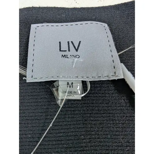 LIV Milano Black Embellished V Neck Sweater