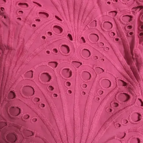 ANDIE NWT The Santiago Crop Top Eyelet Rosette Tie Back Boho S