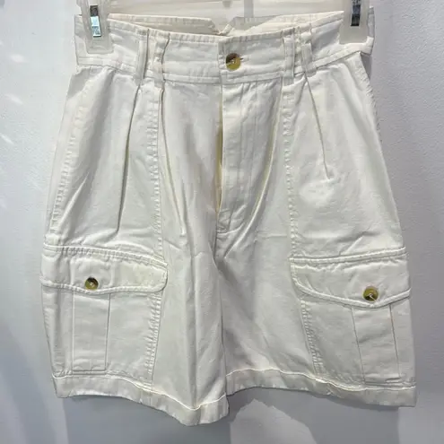 CetrO Republic Cream Cargo High Rise Shorts Vintage Juniors 5