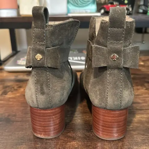 Kate Spade   POLLY ANKLE SUEDE BOOTS‎ SIZE 7.5