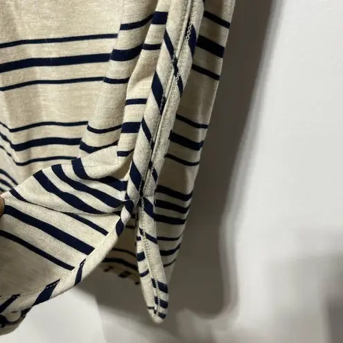 Tart Striped 3/4 Sleeve Dress Casual Comfortable XS