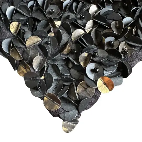 All Saints Bolshevik Pochette Zipper Clutch Purse NWT leather sequins