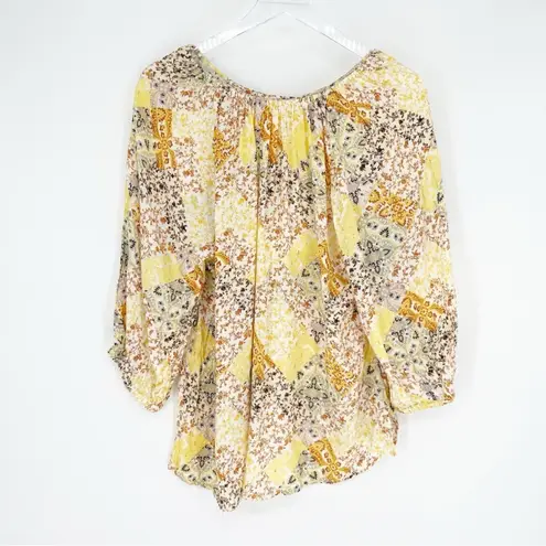 Matilda Jane NWT Good Hart by Rockport Floral Patchwork Blouse M